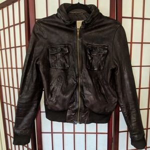 Original Leather Aviator L.O.G.G Womens Jacket